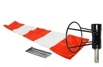 Airport Windsock Corporation 8"X36" Orange & White Ball Bearing Frame. Fixed Price $78.90.