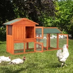 Outdoor Wood Chicken Coop House Poultry Hutch Pet Cage With Nesting Box Yard. Fixed Price $106.99.