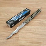 Cold Steel Ti-lite Liner Folding Knife 6" AUS-10A Blade Green Zy-ex Handle. Fixed Price $50.89.