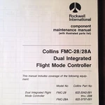 Collins & FMC-28A Controller Maintenance Parts Manual. Fixed Price $153.67.