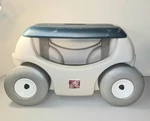 Step 2 Rolling Garden Hopper Multi Purpose Utility Seat Storage Cart. Fixed Price $82.95.