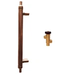 24" Side Arm Heat Exchanger Outdoor Furnace Boiler Stove W/watts Tempering Valve. Fixed Price $303.95.