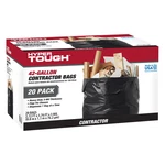 42-GALLON Flap Tie Contractor Bags, 3 Mil, 20. Fixed Price $9.58.