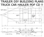 Car Building Plans Hauler Flat Bed Trailers Diy & How To Pdf Cd !!. Fixed Price $14.60.