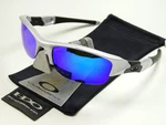 Oakley Flak Jacket Silver Ice Blue Sunglasses Eye Racing Straight Fast Neo Xx. Fixed Price $167.57.