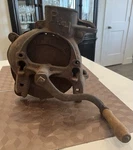 Antique & Root Heath Co. Cast Iron Corn Sheller Plymouth Ohio Primitive. Fixed Price $64.95.