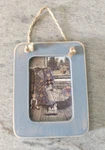 Vintage Wooden Cottage Core Wall Decor Rustic Country Quilt Blue Peg Hanging Art. Fixed Price $9.18.