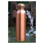 Copper Water Bottle (1 Ltr) 100% Pure For Good Health Ayurveda Yoga, Gym, Home. Fixed Price $17.09.