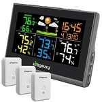 Multiple Sensor Weather Station Wireless Indoor Outdoor Thermometer Hygrometer. Fixed Price $38.95.