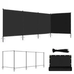 Privacy Fence Set With Poles And Rails Ground Spikes Kit For Garden Pool Yard. Fixed Price $93.99.