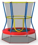 Mini Trampoline With Enclosure Net 48 - Inch Red. Fixed Price $146.08.