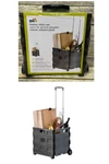 Honey Can Do Folding Utility Shopping Cart W/wheels Holds 75LBS Gray New. Fixed Price $19.99.