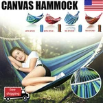 Premium Garden Camping Hammock 2 Person Double Hanging Bed Outdoor Travel Swing. Fixed Price $26.99.