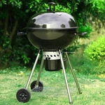 22-INCH Kettle Charcoal Bbq Grill Premium Outdoor Patio Backyard Camping. Fixed Price $136.79.