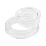 Shepherd Hardware 3030 Standard Size Umbrella Hole Ring Cap Set 2", Clear. Fixed Price $11.99.