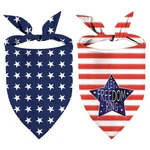 Patriotic Dog Bandanas, Reversible Dual-layer 2 Pack, Let Freedom Ring 4TH-01. Fixed Price $17.84.