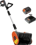 12" Cordless Electric Snow Shovel With 20V Battery & Charger, Dewalt Compatible. Fixed Price $97.95.