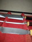 Forgecraft Usa Stainless Steel Antler Handles Hostess Serving 3 Pc Set Antique. Fixed Price $29.99.