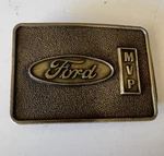 1979 Ford Mvp Belt Buckle Original Dealership Award Vintage Promo. Fixed Price $13.35.