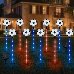 Eyq 4TH Of July Patriotic Solar Pathway Lights, 2026 World Cup Soccer Led Lan.... Fixed Price $57.81.