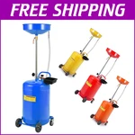 8/20 Gal Portable Waste Oil Drain Tank With Lift Pan Container W/wheel. Fixed Price $117.99.