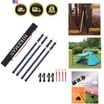 Camping Tent Poles Adjustable Telescoping Aluminum For Tarp Canopy Sun Sails. Fixed Price $112.65.