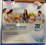 Ocean Breeze Evaporative Mist Cooling System Stay 20 Cooler Complete Kit BC380. Fixed Price $15.77.