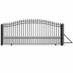 Aleko Steel St. Louis Style 16' Single Slide Yard Driveway Garden Gate Black. Fixed Price $3099.00.