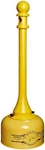 Eagle 1202 Galv Steel Cigarette Butt Receptacle, 2.5 Gal, 35" Height, Yellow. Fixed Price $137.38.