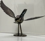 Gerson Brazilian Purple Amethyst Dove Gem Rare Silver Art Statue. Fixed Price $399.00.