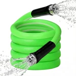 Hybrid Polymer Leader Garden Hose, 5/8" X 6 Ft, Green, Kink Resistant. Fixed Price $13.48.