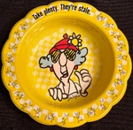 Maxine J. Wagner Large Yellow Plastic Bowl Chips Snack Hallmark Party Vintage. Fixed Price $15.00.