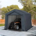 8X12' Outdoor Storage Shelter Shed Portable Canopy Carport Garage With. Fixed Price $262.19.