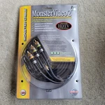 Nos New Monster Cable MV2CV-4M Video Series Component 24K Gold. Fixed Price $20.60.