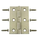 Midwest 37186 2-1/2 X 1-9/16" Nickel Plated Steel Butt Hinges (4 Pcs.). Fixed Price $7.99.