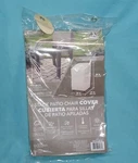 740185-E-MPKG Elemental Stack Patio Cover Chairs 30" W X 27" D 48". Fixed Price $9.49.