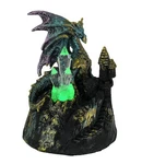Zeckos Blue Dragon Of Crystal Castle Color Changing Led Statue. Fixed Price $29.98.