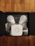 Philips Hue White 4 Pack A19 Led Smart Bulbs Starter Kit W/ Bridge HGT1-357 O.b.. Fixed Price $49.50.