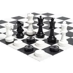 Megachess 12" Set Bundle - Chess, Checkers, And Plastic Board. Fixed Price $258.00.