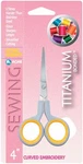 Acme 13865 Titanium Curved Embroidery Scissors 4"- (2PK). Fixed Price $23.04.