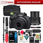 Canon Eos R100 Mirrorless Camera + Rf-s 18-45MM F4.5-6.3 Is Stm Lens Kit Bundle. Fixed Price $579.00.