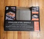 08630Y Mr. Bar-b-q Stainless Steel Griddle Grilling Cooking. Fixed Price $70.00.