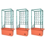 Hydrofarm 10 Gal Tomato Trellis Self Watering Grow System On Wheels (3 Pack). Fixed Price $207.99.