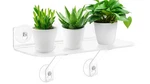 15 Inch Suction Cup Shelf For Plants Window, 6IN Extra Wide With Load-bearing.... Fixed Price $25.29.