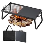 Folding Campfire Grill Portable Camping Pit Steel Outdoor Bbq Picnic. Fixed Price $34.99.