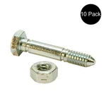 10PK 918 Rotary Shear Pins & Nuts Compatible With Ariens 532005, 53200500. Fixed Price $14.99.