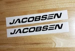 Jacobsen Snow Blower Mower Turfcat 4.5" Decal Sticker Black (2) Usa. Fixed Price $12.46.