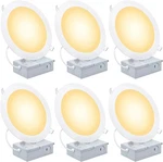 Esbaybulbs 7 Inch Ultra-thin Led Recessed Ceiling Light With Junction Box 6 Pack. Fixed Price $55.99.