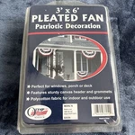 Annin 3 Ft X 6 Pleated Fan Red, White, & Blue Patriotic Usa New!!!. Fixed Price $23.99.