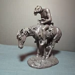 Vintage Native American Sculpture End Of Trail James Earle Fraser Resin Statue. Fixed Price $39.99.